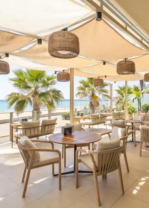 sea view restaurant at Hotel Eden Palma Playa